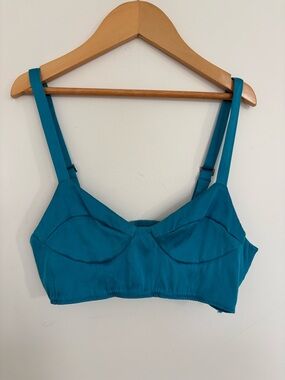 La Perla Teal Crop Bralette